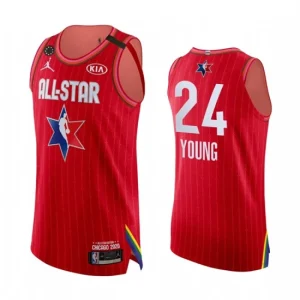 NBA Atlanta Hawks Trae Young 24 2020 All-Star Jordan Brand Kobe Forever Red Swingman - Mens