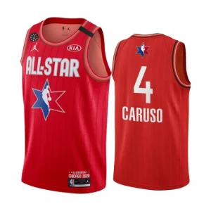 NBA Los Angeles Lakers Alex Caruso 4 2020 All-Star Jordan Brand Red Swingman - Mens