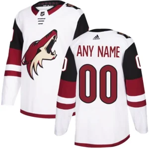 NHL Arizona Coyotes Customized Away White Authentic