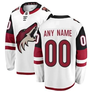 NHL Arizona Coyotes Customized Fanatics Branded Away White Authentic