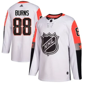 NHL Brent Burns Authentic Mens White - San Jose Sharks 88 2018 All-Star Pacific Division