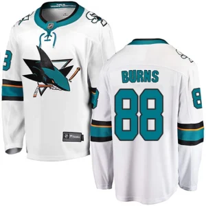 NHL Brent Burns Breakaway Mens White - Fanatics Branded San Jose Sharks 88 Away