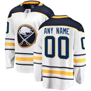 NHL Buffalo Sabres Customized Fanatics Branded Away White Authentic