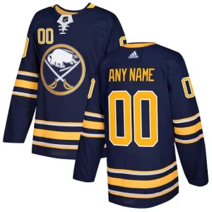 NHL Buffalo Sabres Customized Home Navy Blue Authentic