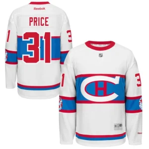 NHL Carey Price Authentic Mens White - Reebok Montreal Canadiens 31 2016 Winter Classic