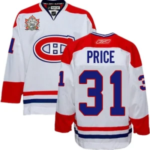 NHL Carey Price Authentic Mens White - Reebok Montreal Canadiens 31 Heritage Classic