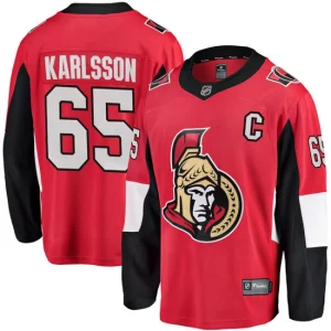 NHL Erik Karlsson Breakaway Mens Red - Fanatics Branded Ottawa Senators 65 Home