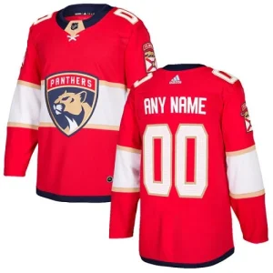 NHL Florida Panthers Customized Home Red Authentic