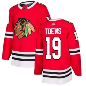 NHL Jonathan Toews Authentic Mens Red - Chicago Blackhawks 19 Home