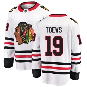 NHL Jonathan Toews Breakaway Mens White - Fanatics Branded Chicago Blackhawks 19 Away