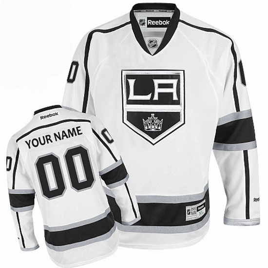 NHL Los Angeles Kings Customized Away White Authentic