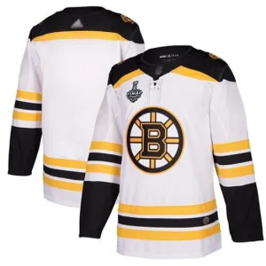 NHL Mens BruinsBlank White Road 2019 Stanley Cup Final Bound