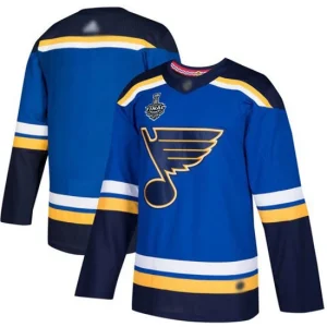 NHL Mens St. Louis Blues Blank Blue Home 2019 Stanley Cup Final