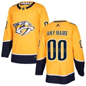 NHL Nashville Predators Customized Home Gold Authentic