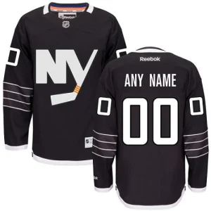 NHL New York Islanders Customized Reebok Third Black Authentic