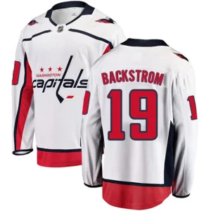 NHL Nicklas Backstrom Breakaway Mens White - Fanatics Branded Washington Capitals 19 Away