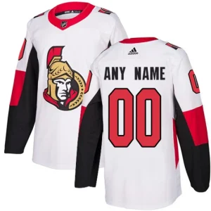 NHL Ottawa Senators Customized Away White Authentic