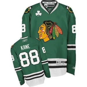 NHL Patrick Kane Authentic Mens Green - Reebok Chicago Blackhawks 88