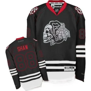 NHL Patrick Kane Authentic Mens New Black Ice - Reebok Chicago Blackhawks 88