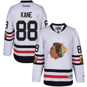 NHL Patrick Kane Authentic Mens White - Reebok Chicago Blackhawks 88 2017 Winter Classic