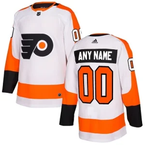 NHL Philadelphia Flyers Customized Away White Authentic