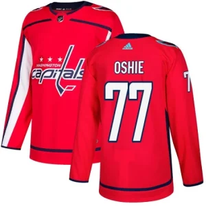 NHL T.J. Oshie Authentic Mens Red - Washington Capitals 77 Home