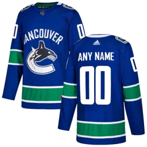 NHL Vancouver Canucks Customized Home Blue Authentic