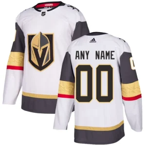 NHL Vegas Golden Knights Customized Away White Authentic