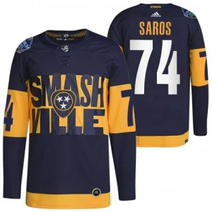 Nashville Predators Juuse Saros 74 2022 Stadium Series Authentic - Men