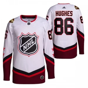 New Jersey Devils 2022 NHL All-Star Devils Jack Hughes 86 2022 NHL All-Star White Authentic - Men