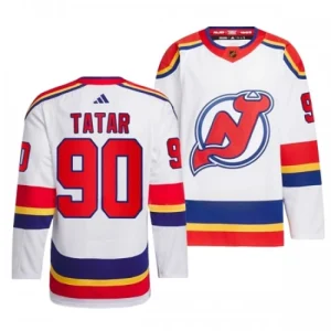 New Jersey Devils Tomas Tatar 90 2022-23 White Reverse Retro 2.0 Authentic - Men