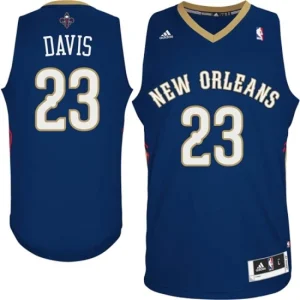 New Orleans Pelicans Anthony Davis Navy Blue Jersey