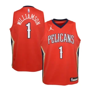 New Orleans Pelicans Jordan Statement Swingman Jersey - Zion Williamson - Youth