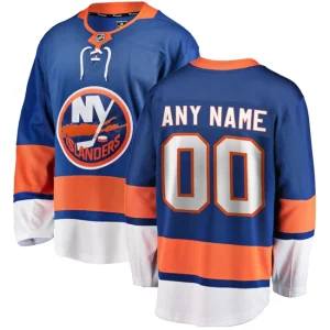 New York Islanders Fanatics Branded Home Blue Breakaway Custom Jersey