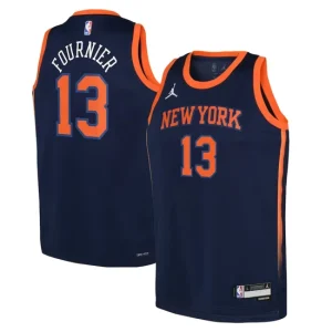 New York Knicks Jordan Statement Edition Swingman Jersey 22 - Navy - Evan Fournier - Youth