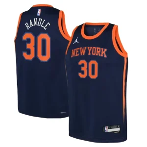 New York Knicks Jordan Statement Edition Swingman Jersey 22 - Navy - Julius Randle - Youth