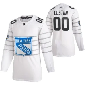 New York Rangers 00 Customized White 2020 NHL All Star