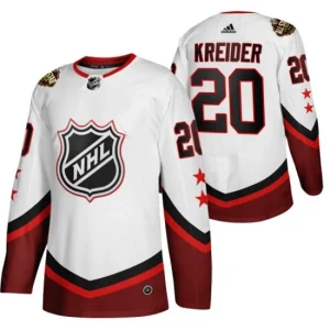 New York Rangers Chris Kreider 20 2022 NHL All-Star White Authentic - Men