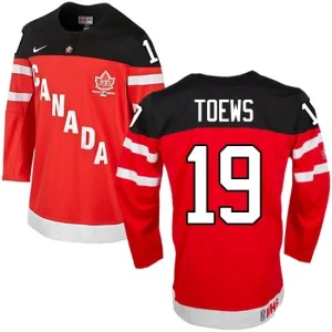 Olympic Hockey Jonathan Toews Authentic Mens Red - Nike Team Canada 19 100th Anniversary