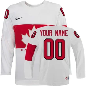 Olympic Hockey Premier White Customized Nike Team Canada Home 2014