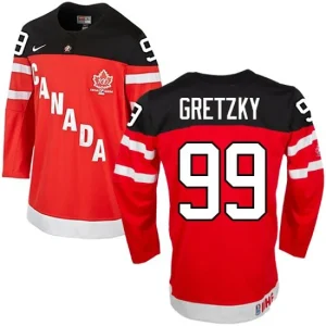 Olympic Hockey Wayne Gretzky Authentic Mens Red - Nike Team Canada 99 100th Anniversary