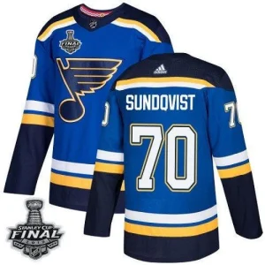 Oskar Sundqvist Men St.Louis Blues Royal 2019 Stanley Cup Final