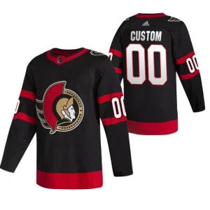 Ottawa Senators Custom Black 2020-21 Home Authentic