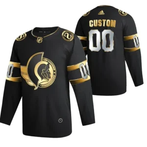 Ottawa Senators Custom Black 2021 Golden Authentic Limited Edition