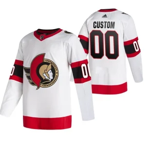 Ottawa Senators Custom White 2020-21 Away Authentic