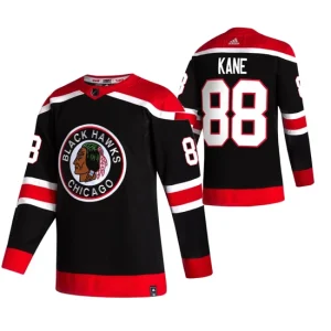 Patrick Kane Chicago Blackhawks 2021 Reverse Retro Special Edition Authentic Black