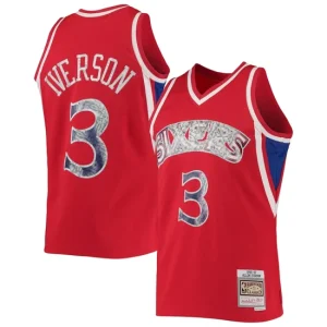 Philadelphia 76ers 75th Anniversary Swingman Jersey Allen Iverson - Youth by Mitchell & Ness