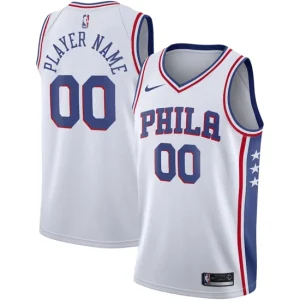 Philadelphia 76ers Nike Association Swingman Jersey - Custom - Youth