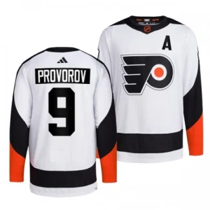 Philadelphia Flyers Ivan Provorov 9 2022-23 White Reverse Retro 2.0 Authentic - Men