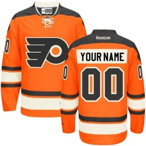 Philadelphia Flyers Reebok Customized New Third Orange Authentic